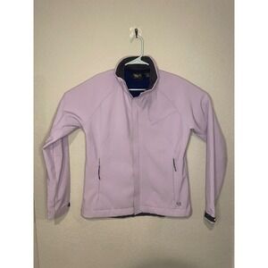 Mountain Hardwear Women's L Softshell Jacket Full Zip Lightweight Lavender